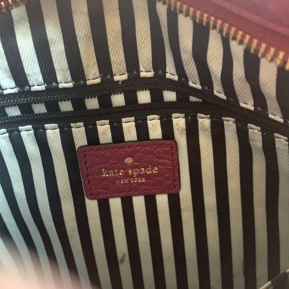 Kate Spade Purple Leather Crossbody Purse - Picture 5 of 7